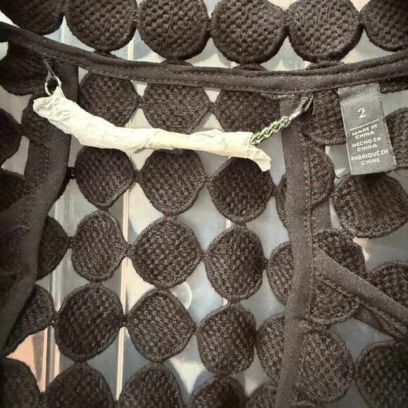 White House Black Market Lattice Jacket (NWOT, size 2) - Picture 4 of 5